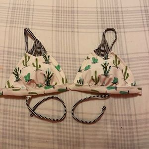 Xhilaration cactus swim top